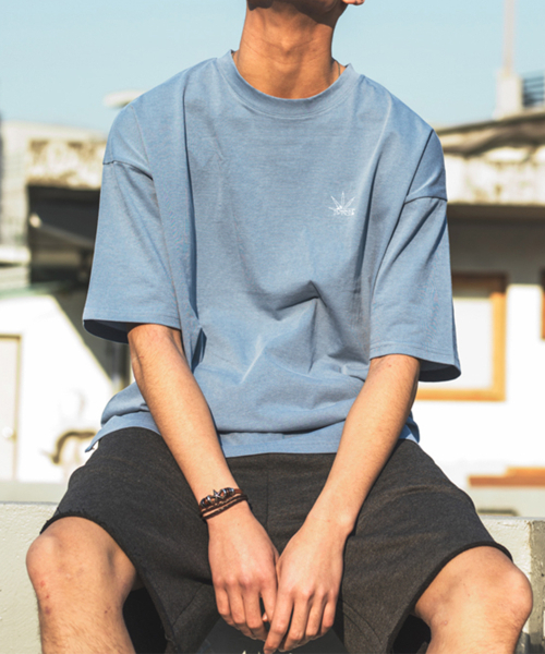 Chubasco（チュバスコ）の「M17108 M. T-shirt. OF Weed Pigment（Tシャツ/カットソー・レディース・その他・MEDIUM/LARGE）」の2枚目の写真