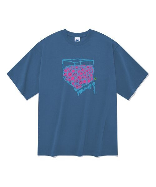 RADINEO(ラディネオ)の「20番手 ボール プール 半袖 Tシャツ ブルー(Tシャツ/カットソー・メンズ・その他・LARGE/MEDIUM/X-LARGE)」の1枚目の写真