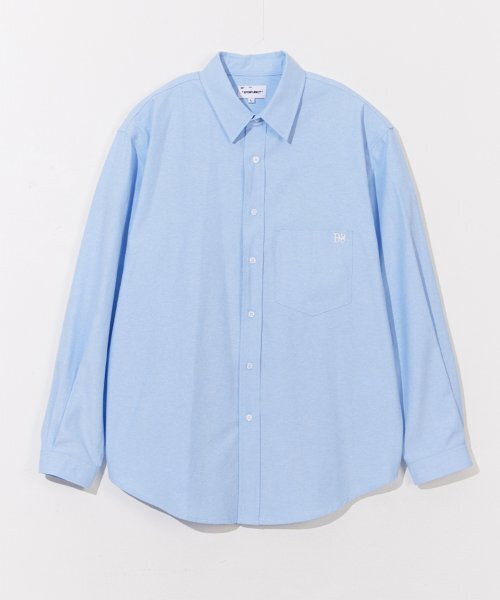 DYSFUNCT(ディスファンクト)の「Thick Oxford Over Fit Shirt (SKY BLUE)(シャツ/ブラウス・レディース・その他・LARGE/MEDIUM)」の2枚目の写真