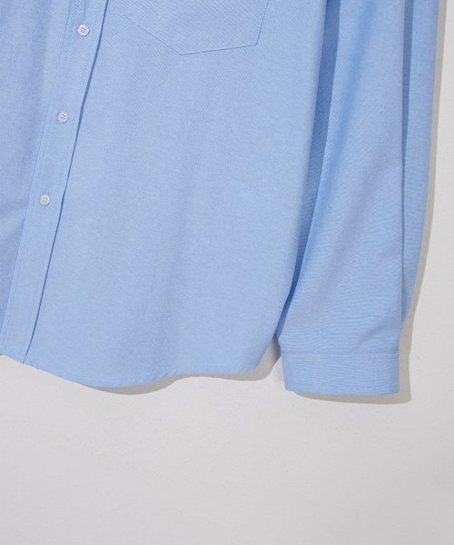 DYSFUNCT(ディスファンクト)の「Thick Oxford Over Fit Shirt (SKY BLUE)(シャツ/ブラウス・レディース・その他・LARGE/MEDIUM)」の4枚目の写真