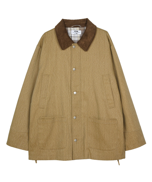 FDR(エフディーアール)の「Work Safari Chore Long Jacket Brown(ミリタリージャケット・メンズ・その他・SMALL/MEDIUM/LARGE)」の2枚目の写真