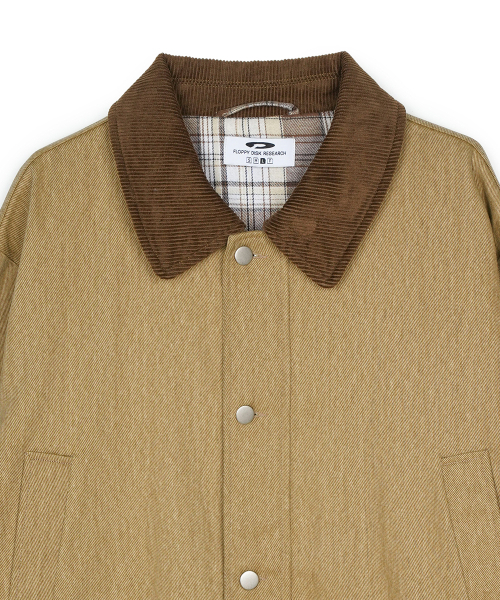 FDR(エフディーアール)の「Work Safari Chore Long Jacket Brown(ミリタリージャケット・メンズ・その他・SMALL/MEDIUM/LARGE)」の4枚目の写真