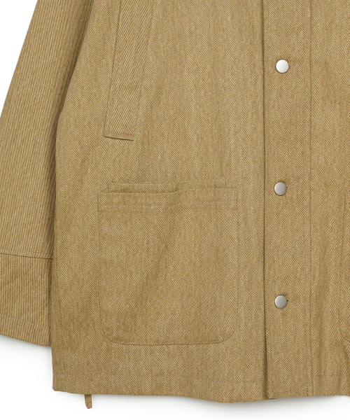 FDR(エフディーアール)の「Work Safari Chore Long Jacket Brown(ミリタリージャケット・メンズ・その他・SMALL/MEDIUM/LARGE)」の5枚目の写真