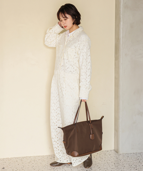 SLOBE IENA（スローブイエナ）の「SLOBE キャリーオントートバッグ（トートバッグ・レディース・ベージュ系その他/ブラウン・FREE）」の3枚目の写真