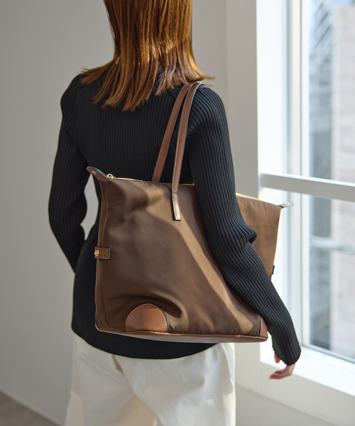 SLOBE IENA（スローブイエナ）の「SLOBE キャリーオントートバッグ（トートバッグ・レディース・ベージュ系その他/ブラウン・FREE）」の10枚目の写真