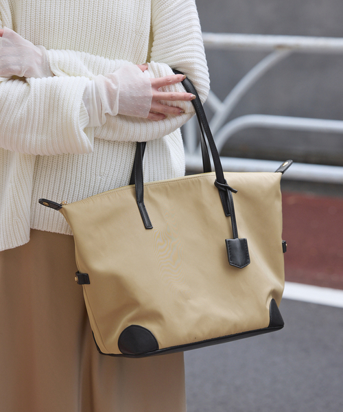 SLOBE IENA（スローブイエナ）の「SLOBE キャリーオントートバッグ（トートバッグ・レディース・ベージュ系その他/ブラウン・FREE）」の18枚目の写真