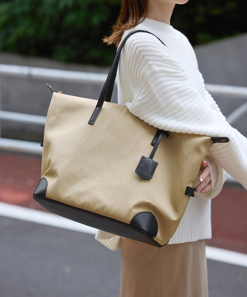 SLOBE IENA（スローブイエナ）の「SLOBE キャリーオントートバッグ（トートバッグ・レディース・ベージュ系その他/ブラウン・FREE）」の20枚目の写真