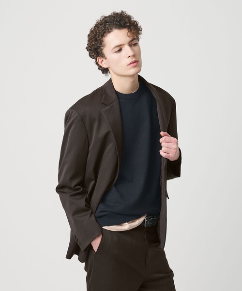 BEAUTY&YOUTH UNITED ARROWS(ビューティーアンドユースユナイテッドアローズ)の「スリーク TW シングル ジャケット(テーラードジャケット・メンズ・ダークブラウン・XL/L/M/S)」の4枚目の写真