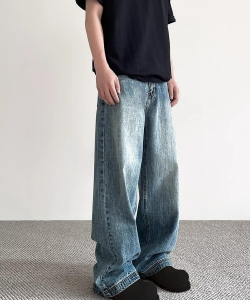 REBALANCE(リバランス)の「トラッドストレートデニム(デニムパンツ・メンズ・A・MEDIUM/LARGE/X-LARGE)」の1枚目の写真
