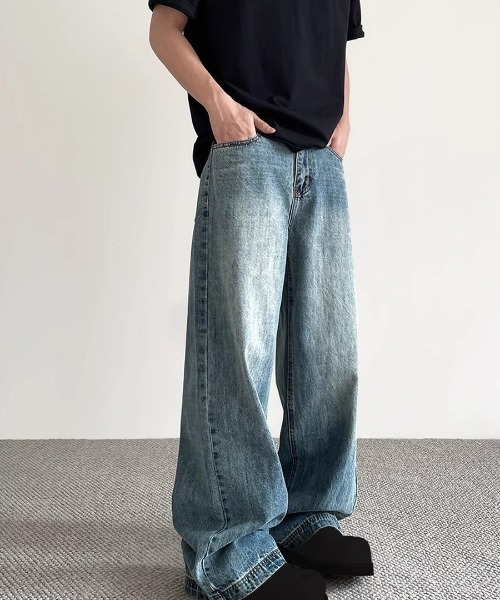 REBALANCE(リバランス)の「トラッドストレートデニム(デニムパンツ・メンズ・A・MEDIUM/LARGE/X-LARGE)」の5枚目の写真