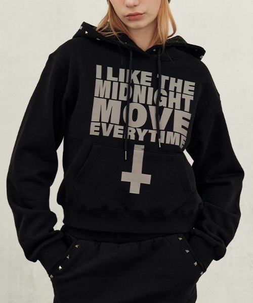 A'GEM/9 × .kom «MIDNIGHT MOVE» like hood — лайк фуд‑пуловер парка