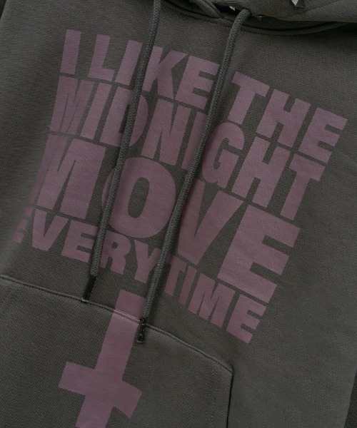 Midnight Move(ミッドナイトムーブ)の「A'GEM/9 × .kom 『MIDNIGHT MOVE/ミッドナイトムーブ』like hood/ライクフードプルオーバーパーカー(パーカー・レディース・グレー/ブラック・FREE)」の18枚目の写真