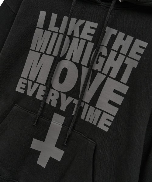 Midnight Move(ミッドナイトムーブ)の「A'GEM/9 × .kom 『MIDNIGHT MOVE/ミッドナイトムーブ』like hood/ライクフードプルオーバーパーカー(パーカー・レディース・グレー/ブラック・FREE)」の19枚目の写真