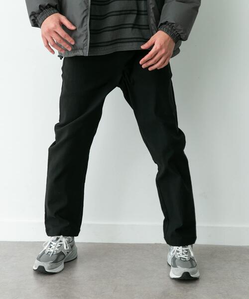 URBAN RESEARCH Sonny Label（アーバンリサーチサニーレーベル）の「裏起毛スリムイージーテーパードパンツ（その他パンツ・メンズ・チャコールグレー/ブラック・LARGE/MEDIUM/SMALL）」の3枚目の写真