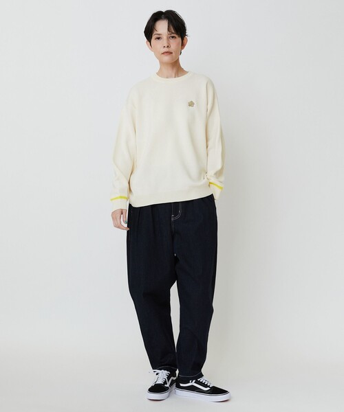 FRAPBOIS PARK(フラボアパーク)の「パークプルニット2(ニット/セーター・レディース・レッド/キナリ/ブラック・1/2)」の16枚目の写真