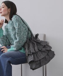 OPAQUE.CLIP | ドロストリボンフリルティアードショルダーバッグ【長さ調整可能】(ショルダーバッグ)