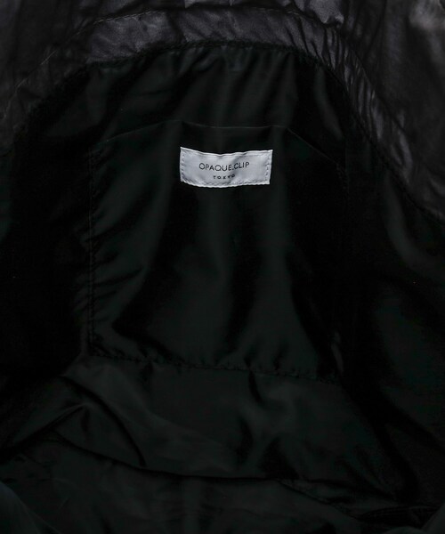 OPAQUE.CLIP（オペークドットクリップ）の「ドロストリボンフリルティアードショルダーバッグ【長さ調整可能】（ショルダーバッグ・レディース・チャコールグレー/ブラック/ライトベージュ・00）」の20枚目の写真