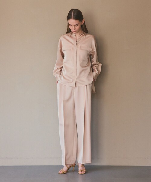 GRACE CLASS（グレースクラス）の「トリアセカルゼパンツ（その他パンツ・レディース・ベージュ/ネイビー・38/36）」の7枚目の写真