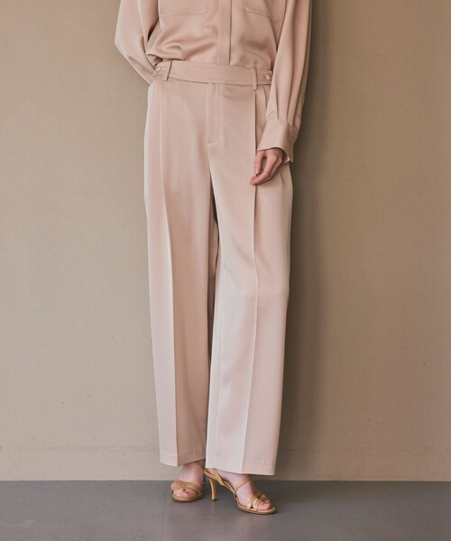 GRACE CLASS（グレースクラス）の「トリアセカルゼパンツ（その他パンツ・レディース・ベージュ/ネイビー・38/36）」の10枚目の写真