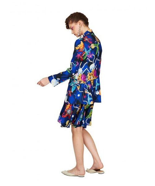 GREEDILOUS(グリディアス)の「オーシャンチェックプリントジャケット(テーラードジャケット・レディース・その他・SMALL/MEDIUM/LARGE/X-SMALL)」の2枚目の写真