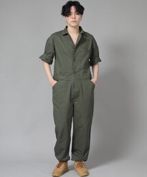 SAINTCREW（セントクルー）の「Sense Walker Tapered Short Sleeve Jogger Jumpsuit SWT-512 Khaki（つなぎ/オールインワン・レディース）」