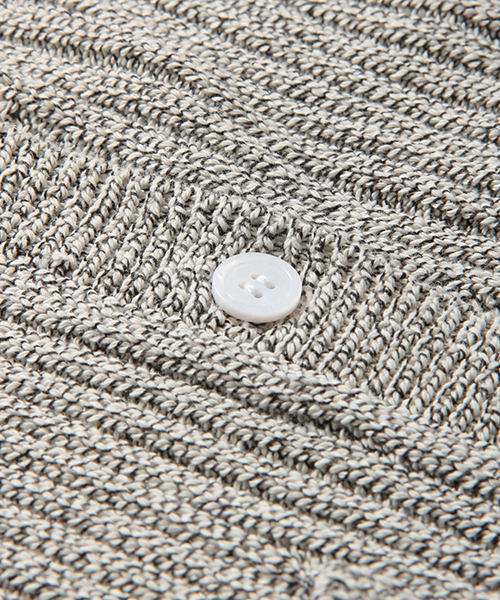 B:MING by BEAMS（ビーミングバイビームス）の「ビーミング by ビームス / リブカーディガン 16SS（カーディガン/ボレロ・レディース・グレー/ネイビー・ONE SIZE）」の6枚目の写真