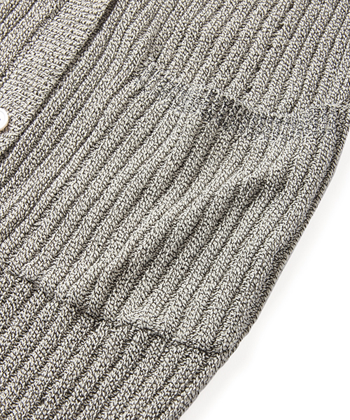 B:MING by BEAMS（ビーミングバイビームス）の「ビーミング by ビームス / リブカーディガン 16SS（カーディガン/ボレロ・レディース・グレー/ネイビー・ONE SIZE）」の7枚目の写真