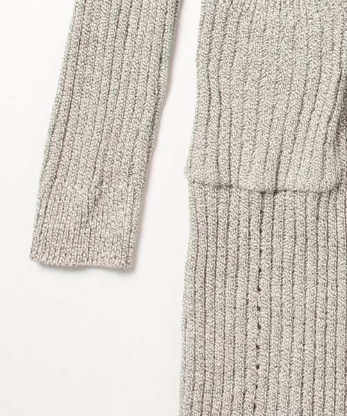 B:MING by BEAMS（ビーミングバイビームス）の「ビーミング by ビームス / リブカーディガン 16SS（カーディガン/ボレロ・レディース・グレー/ネイビー・ONE SIZE）」の17枚目の写真