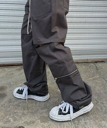 ワイドマルチポケットパンツ(チャコール)
