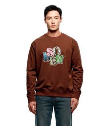 SOLEW（ソル）の「Soru Logo Graphic Sweatshirt_Brown（スウェット）」