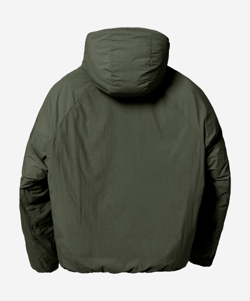 KALAPATTHAR(カラパタール)の「Nylon Insulation Short-Jacket - KHAKI(ダウンジャケット/コート・メンズ・カーキ・MEDIUM/LARGE)」の3枚目の写真