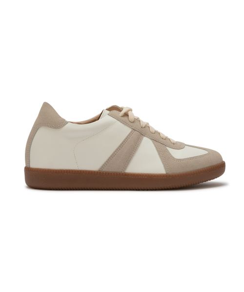 DIFFERSHOE(ディファーシュー)の「メンズ ドイツ軍 スニーカー 7CM(スニーカー・メンズ・ベージュ・25cm/26cm/27cm/28cm)」の5枚目の写真