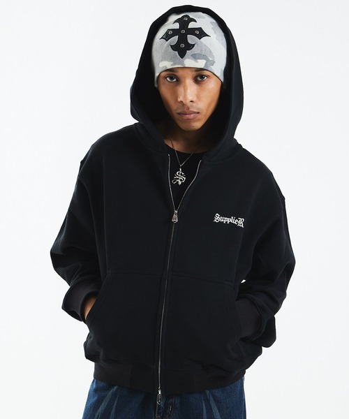 ジップフーディ｜Cross Zip Hoodie V2｜SUPPLIER（パーカー