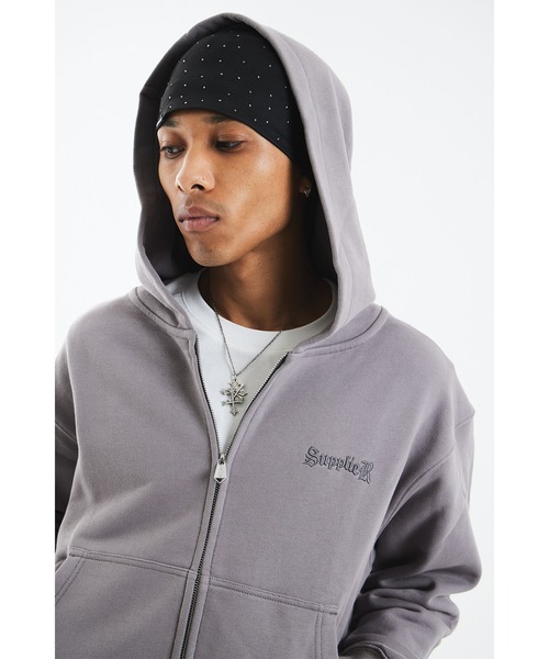 ジップフーディ｜Cross Zip Hoodie V2｜SUPPLIER（パーカー