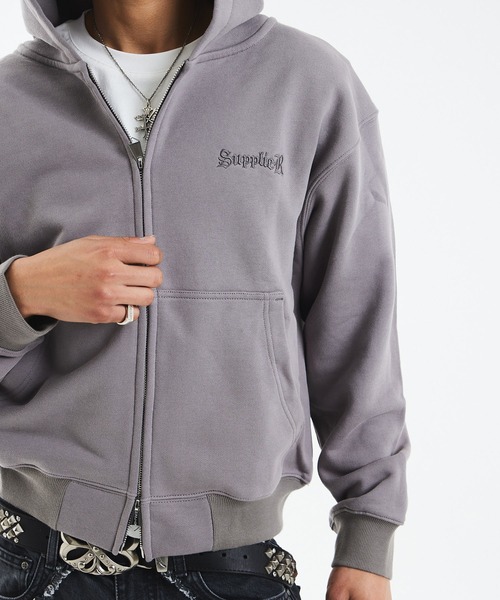 ジップフーディ｜Cross Zip Hoodie V2｜SUPPLIER（パーカー