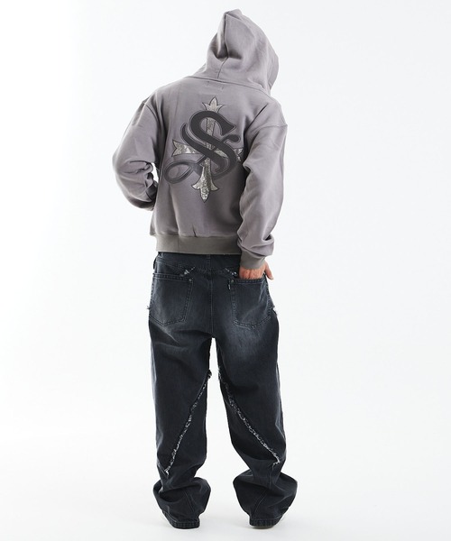 ジップフーディ｜Cross Zip Hoodie V2｜SUPPLIER（パーカー