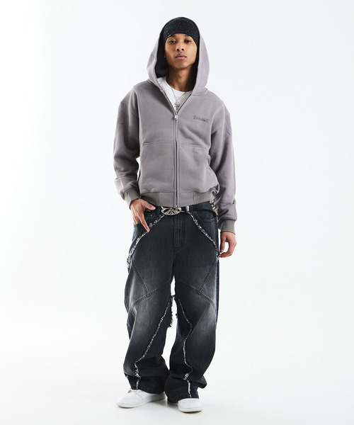 ジップフーディ｜Cross Zip Hoodie V2｜SUPPLIER（パーカー