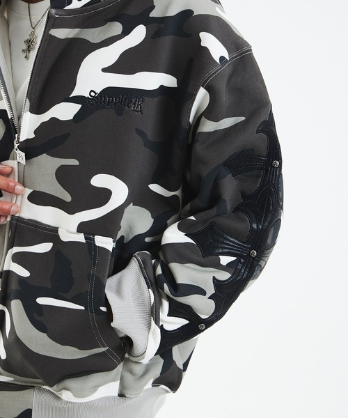 ジップフーディ｜Cross Zip Hoodie V2｜SUPPLIER（パーカー