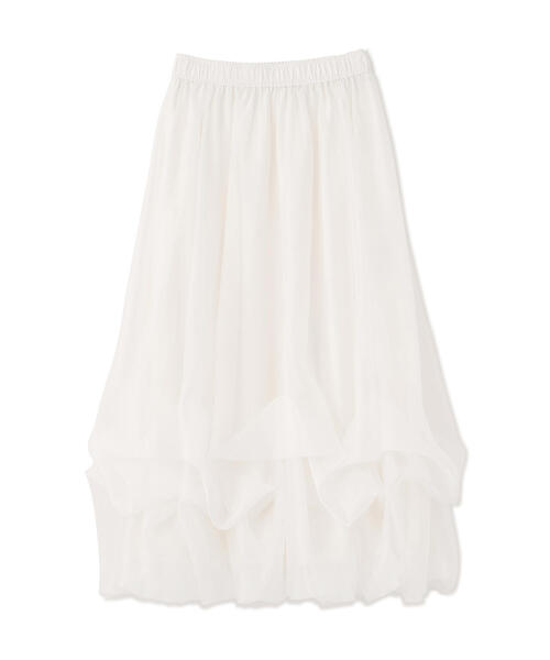 JILL by JILL STUART（ジルバイジルスチュアート）の「◇シアータックバルーンスカート（スカート・レディース・ブラック系その他/ブルー/ホワイト・FREE）」の19枚目の写真