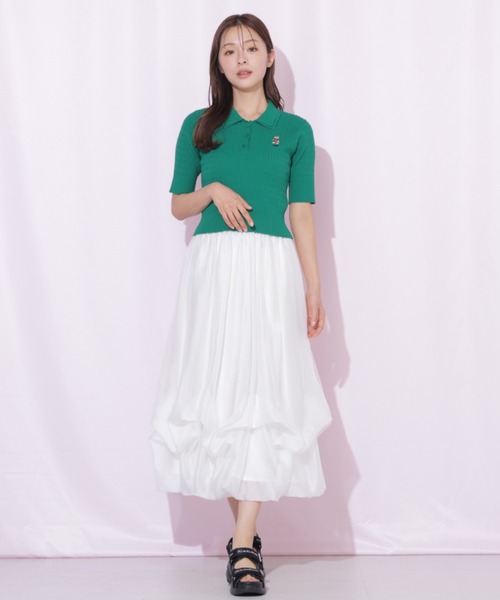 JILL by JILL STUART（ジルバイジルスチュアート）の「◇シアータックバルーンスカート（スカート・レディース・ブラック系その他/ブルー/ホワイト・FREE）」の22枚目の写真