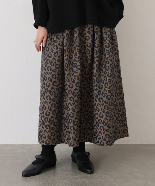 JOURNAL STANDARD LUXE（ジャーナルスタンダード　ラックス）の「《追加》ダブルJQレオパ スカート（スカート・レディース・チョコ・FREE）」の21枚目の写真