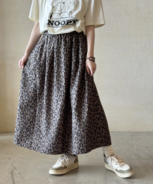 JOURNAL STANDARD LUXE（ジャーナルスタンダード　ラックス）の「《追加》ダブルJQレオパ スカート（スカート・レディース・チョコ・FREE）」の16枚目の写真