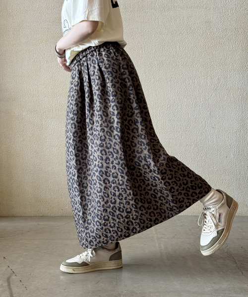 JOURNAL STANDARD LUXE（ジャーナルスタンダード　ラックス）の「《追加》ダブルJQレオパ スカート（スカート・レディース・チョコ・FREE）」の15枚目の写真