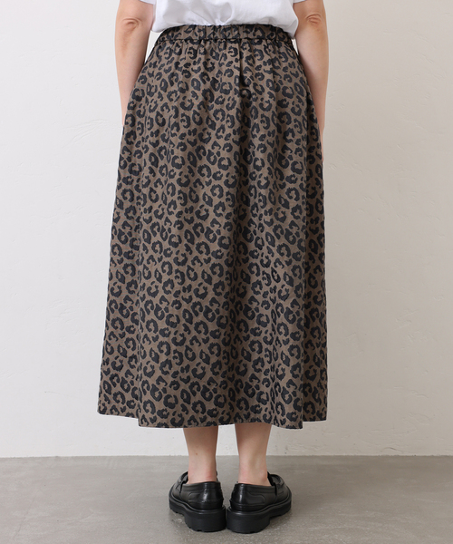 JOURNAL STANDARD LUXE（ジャーナルスタンダード　ラックス）の「《追加》ダブルJQレオパ スカート（スカート・レディース・チョコ・FREE）」の10枚目の写真