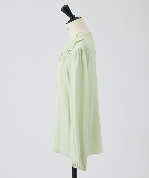 DESIGNWORKS(デザインワークス)の「【N°21/ヌメロ ヴェントゥーノ】リボンブラウス(シャツ/ブラウス・レディース・グリーン/ピンクベージュ・40)」の11枚目の写真