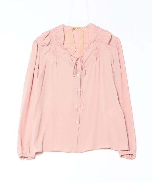 DESIGNWORKS(デザインワークス)の「【N°21/ヌメロ ヴェントゥーノ】リボンブラウス(シャツ/ブラウス・レディース・グリーン/ピンクベージュ・40)」の10枚目の写真