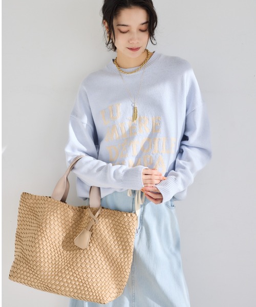 BARNYARDSTORM（バンヤードストーム）の「BARNYARDSTORM / メッシュビッグトートBAG（トートバッグ・レディース・ブラウン/ベージュ・FREE）」の18枚目の写真