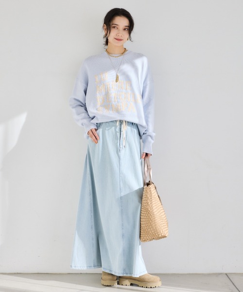 BARNYARDSTORM（バンヤードストーム）の「BARNYARDSTORM / メッシュビッグトートBAG（トートバッグ・レディース・ブラウン/ベージュ・FREE）」の19枚目の写真