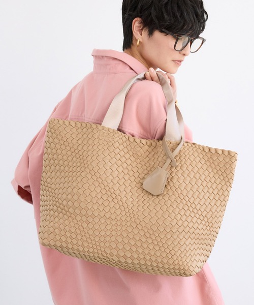 BARNYARDSTORM（バンヤードストーム）の「BARNYARDSTORM / メッシュビッグトートBAG（トートバッグ・レディース・ブラウン/ベージュ・FREE）」の16枚目の写真