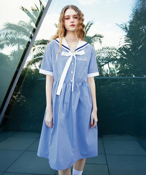 MILK（ミルク）の「Sailor シャツ ワンピース（シャツワンピース